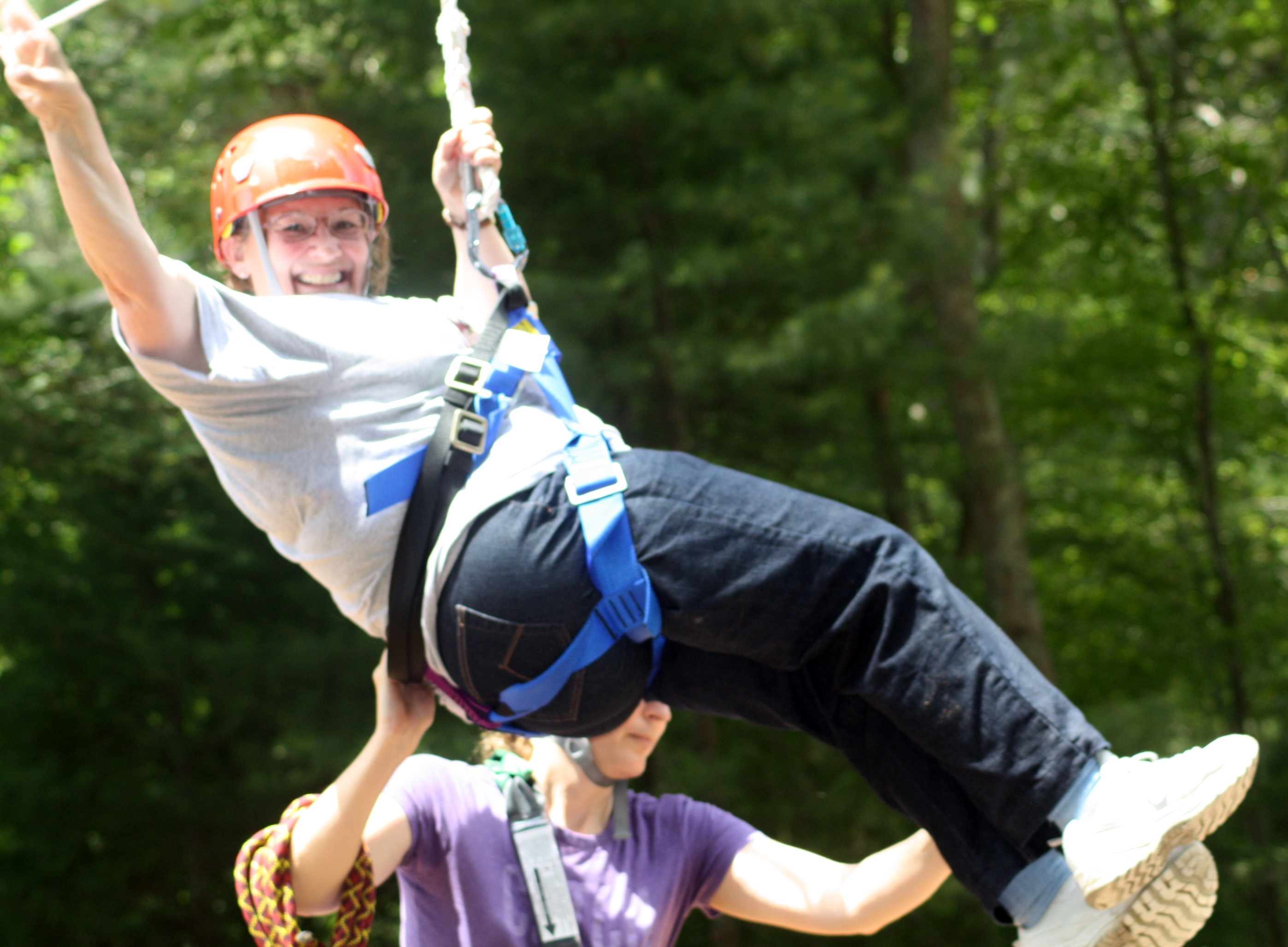 Louise on Ropes Course